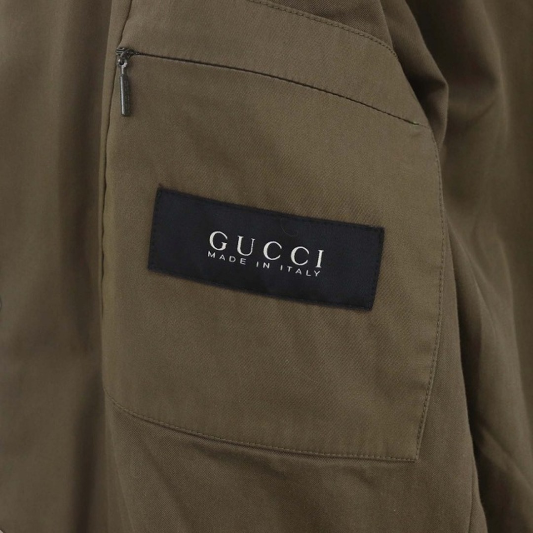 Gucci(グッチ)のグッチ ナイロン×レザーブルゾン ジャケット 総裏地 ショート 46 メンズのジャケット/アウター(ブルゾン)の商品写真