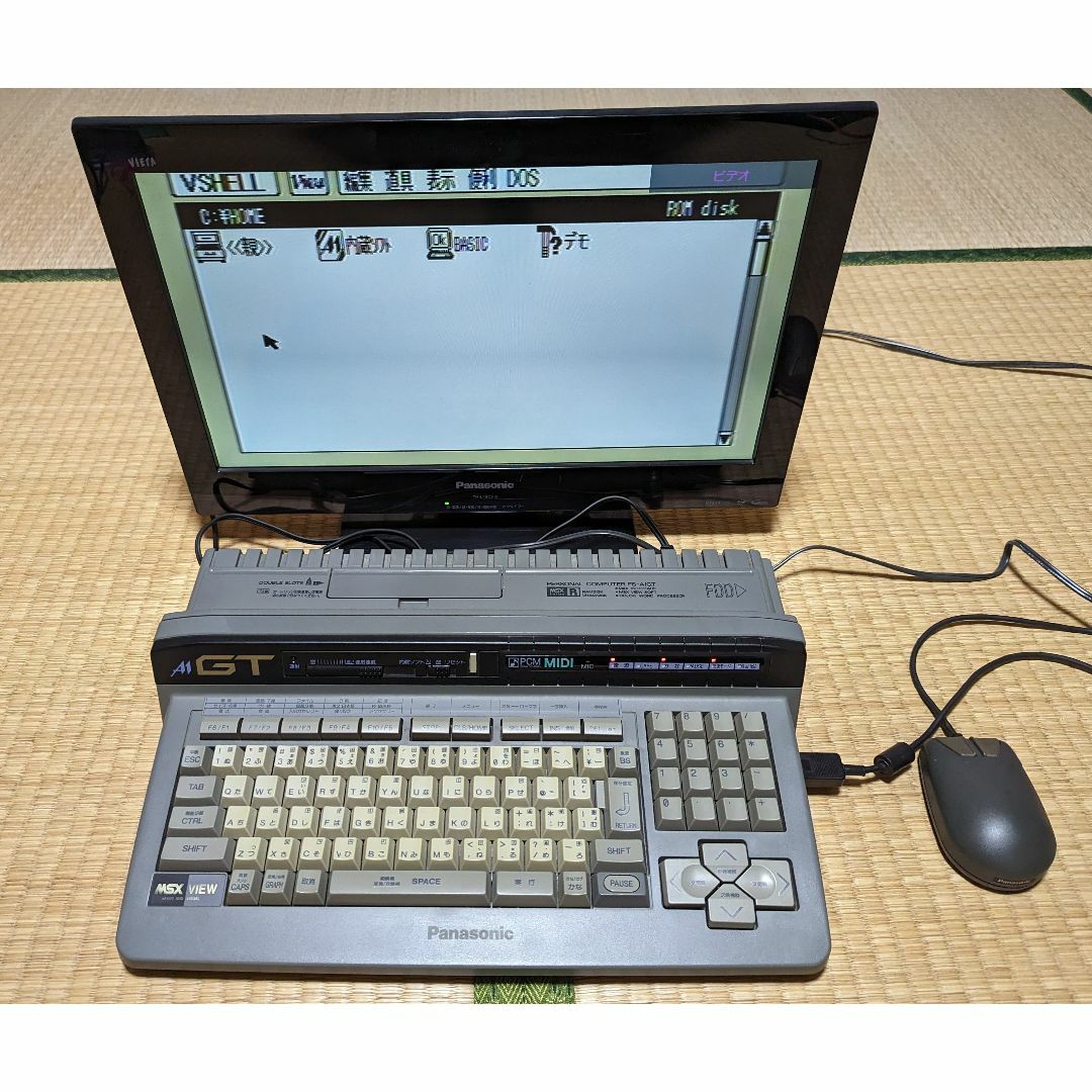 Panasonic(パナソニック)の中古MSX turboR FS-A1GT　本体 スマホ/家電/カメラのPC/タブレット(デスクトップ型PC)の商品写真