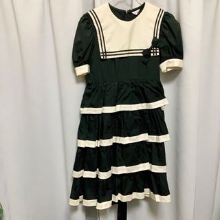 アンジェリックプリティー(Angelic Pretty)のAnge ♡ ワンピース 黒キナリ(ひざ丈ワンピース)