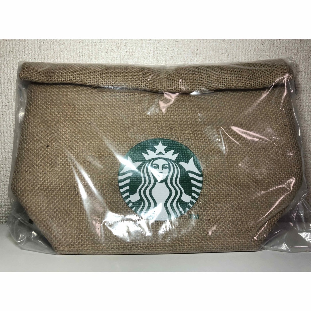 Starbucks Coffee(スターバックスコーヒー)のStarbucksCoffee2021福袋  ジュートランチバック インテリア/住まい/日用品のキッチン/食器(弁当用品)の商品写真