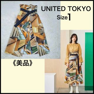 ユナイテッドトウキョウ(UNITED TOKYO)のUNITED TOKYO　オプティカルスケープ柄スカート(ロングスカート)