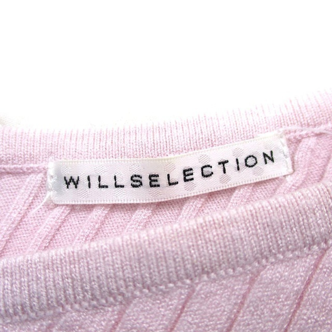 WILLSELECTION(ウィルセレクション)のウィルセレクション ニット セーター ノースリーブ Vネック シンプル M レディースのトップス(ニット/セーター)の商品写真