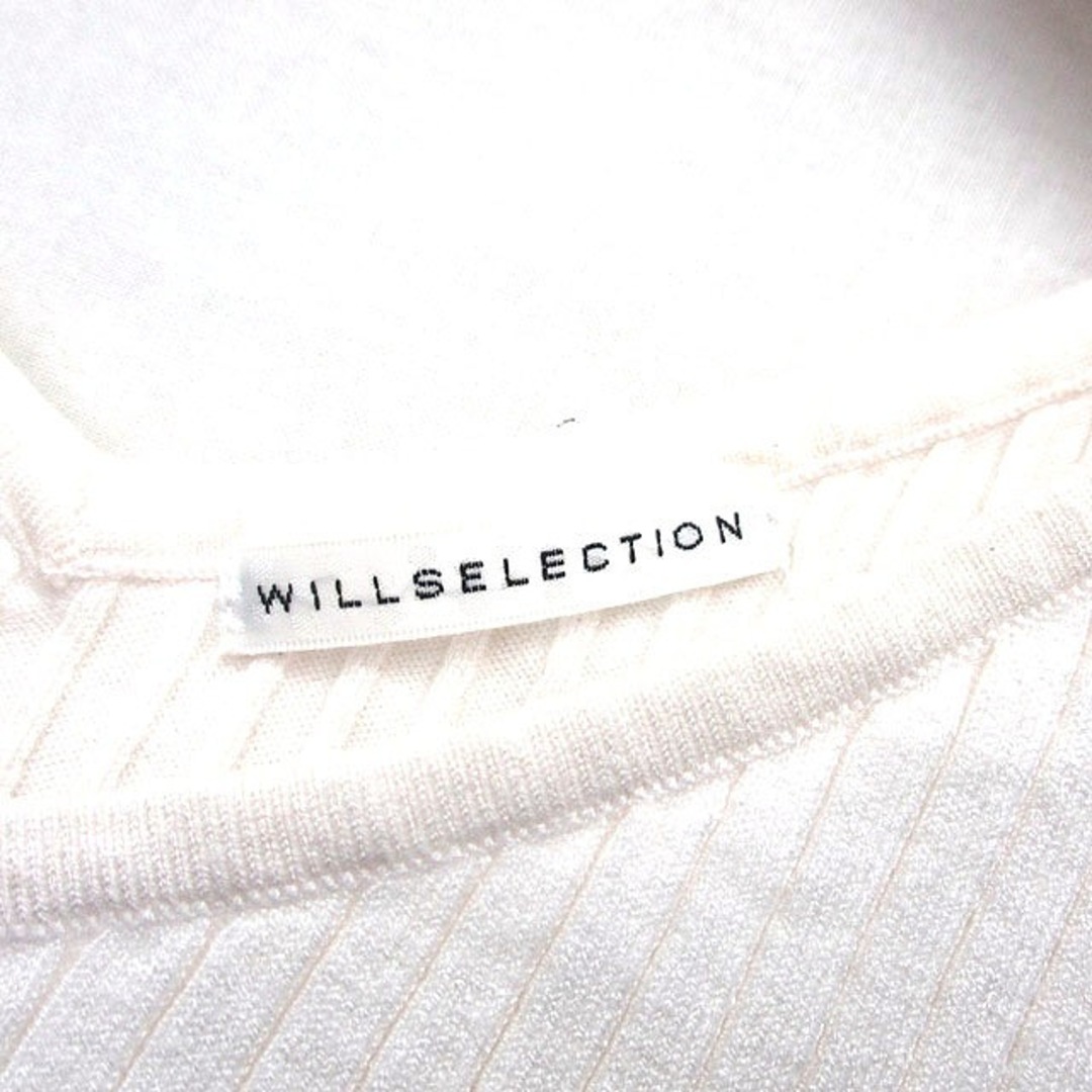 WILLSELECTION(ウィルセレクション)のウィルセレクション ニット セーター ノースリーブ Vネック シンプル M レディースのトップス(ニット/セーター)の商品写真