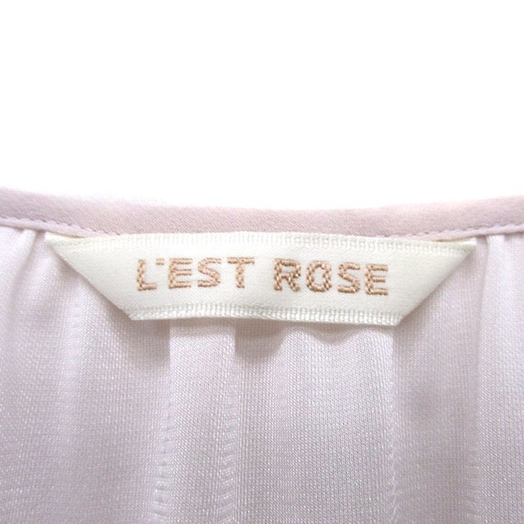 L'EST ROSE(レストローズ)のレストローズ L'EST ROSE ワンピース 半袖 ロング レースアップ レディースのワンピース(ロングワンピース/マキシワンピース)の商品写真