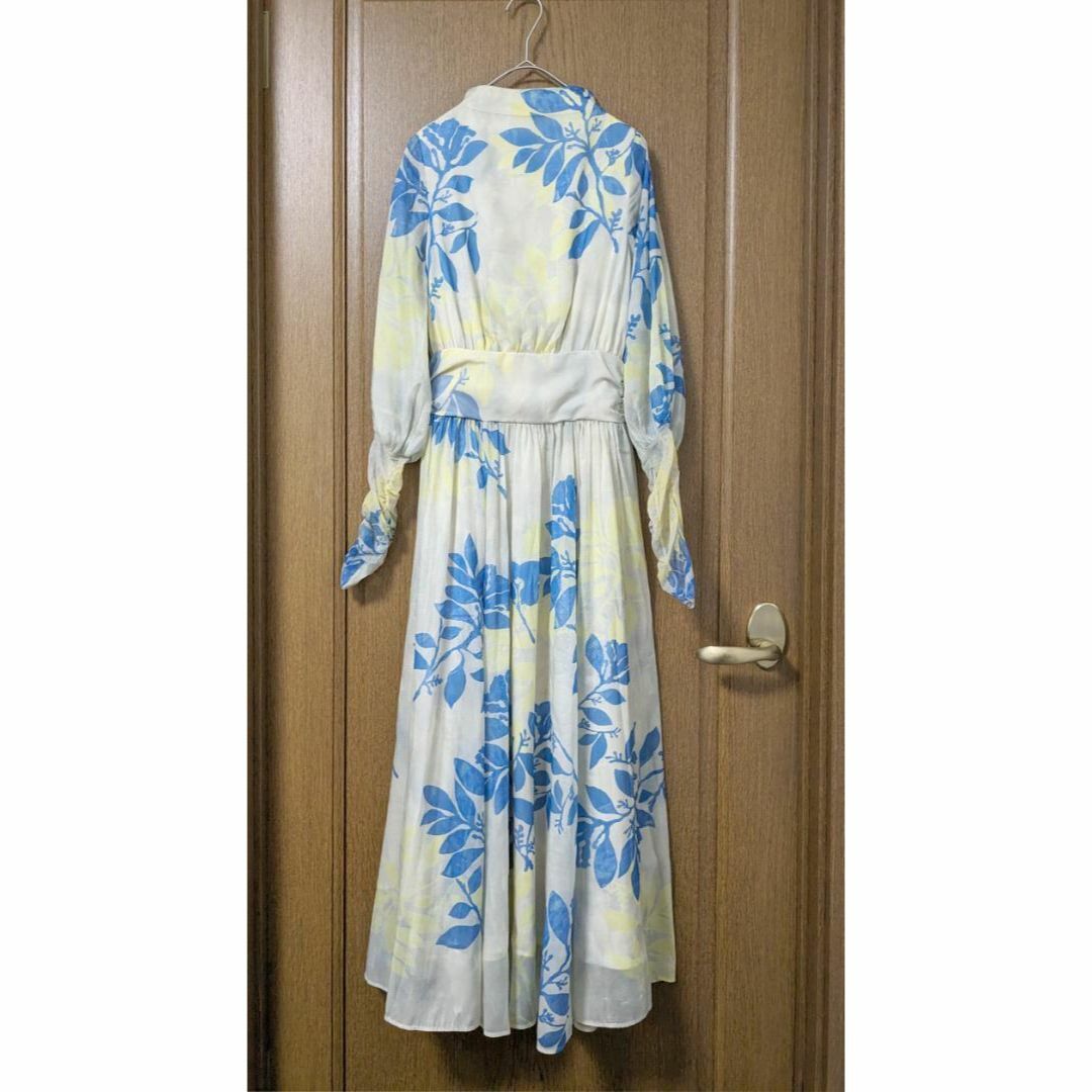 Ameri VINTAGE(アメリヴィンテージ)の美品 AMERI MEDI ROLLER ART CHIFFON DRESS レディースのワンピース(ロングワンピース/マキシワンピース)の商品写真