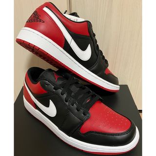 ジョーダン(Jordan Brand（NIKE）)のナイキ エアジョーダン1 ロー "ブレッド" 27cm 553558-066(スニーカー)