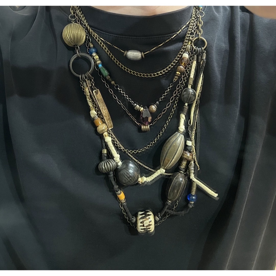 gunda (ガンダ)の00s archive gunda ネックレス　necklace rare メンズのアクセサリー(ネックレス)の商品写真