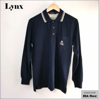 リンクス(Lynx)のLynx リンクス メンズ トップス 長袖 ポロシャツ ゴルフウエア M(ポロシャツ)