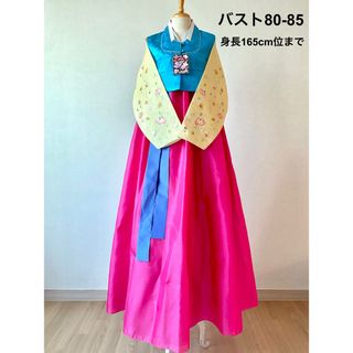 チマチョゴリ 高級シルク韓服 フルオーダー3点美品 イベント価格！(その他ドレス)