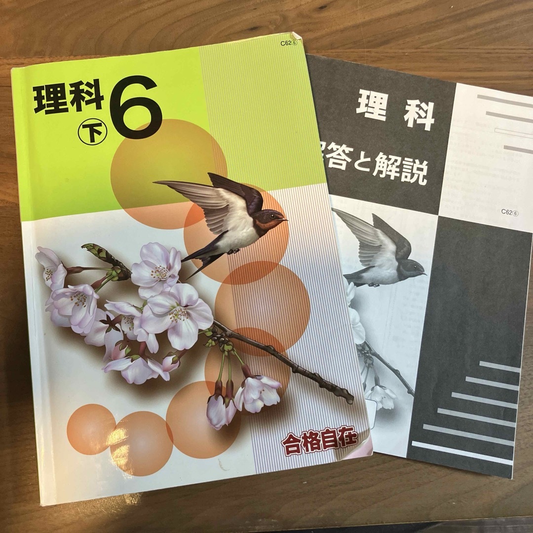 学研(ガッケン)の【中学受験】合格自在　問題集　理科6年下　テキスト＆解答 エンタメ/ホビーの本(語学/参考書)の商品写真