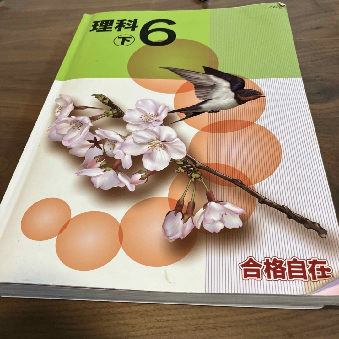 学研(ガッケン)の【中学受験】合格自在　問題集　理科6年下　テキスト＆解答 エンタメ/ホビーの本(語学/参考書)の商品写真