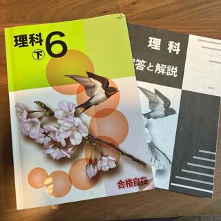 ガッケン(学研)の【中学受験】合格自在　問題集　理科6年下　テキスト＆解答(語学/参考書)