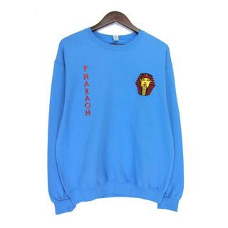 ワコマリア(WACKO MARIA)のワコマリア WACKO MARIA ■ 22AW 【 PHARAOH CREW NECK SWEAT 】 ファラオ 刺繍ロゴ クルーネック スウェット トレーナー　w18067(スウェット)