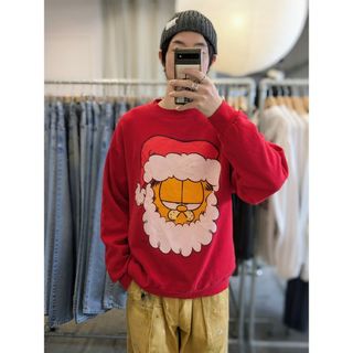 BEAMS - GARFIELD PRINT SWEAT SHIRT