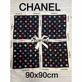 シャネル(CHANEL)の新品 CHANEL スカーフ CCマーク リボン(バンダナ/スカーフ)