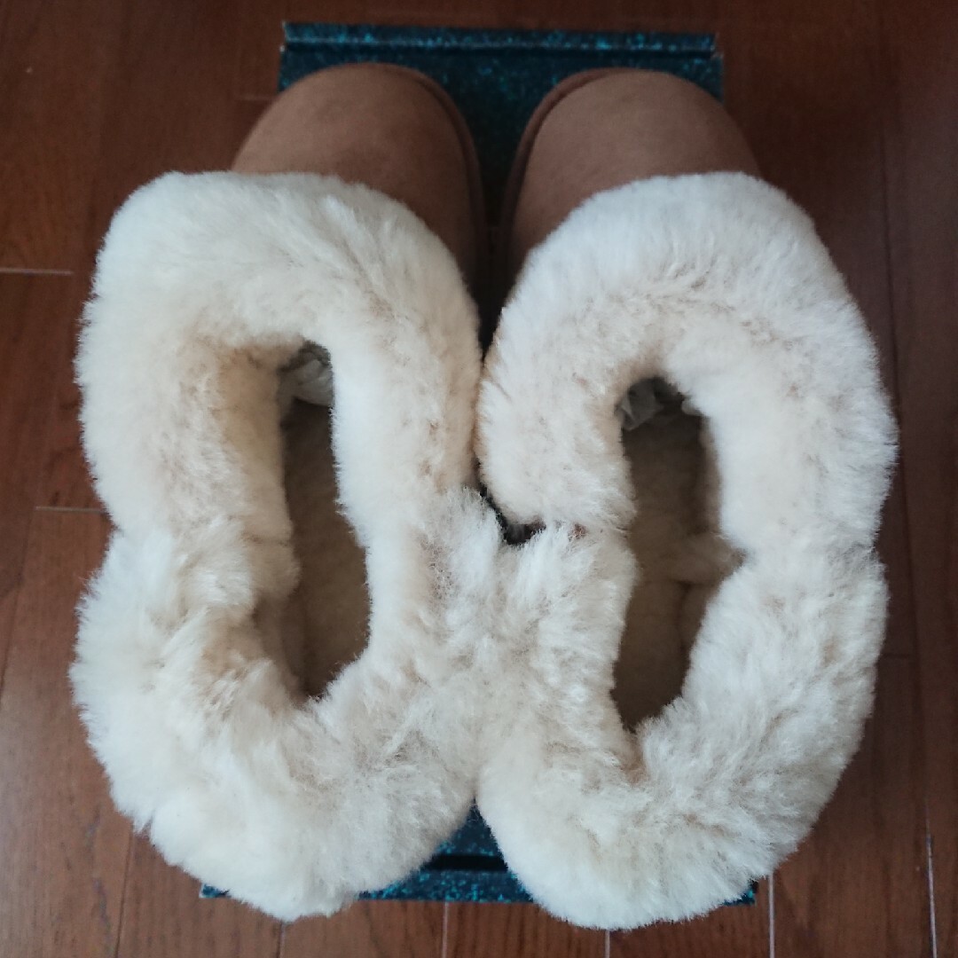 EMU Australia(エミュオーストラリア)のエミュー　EMU　UGG　ムートン　ブーツ　スリッポン　ファー　ボア　27cm メンズの靴/シューズ(スリッポン/モカシン)の商品写真