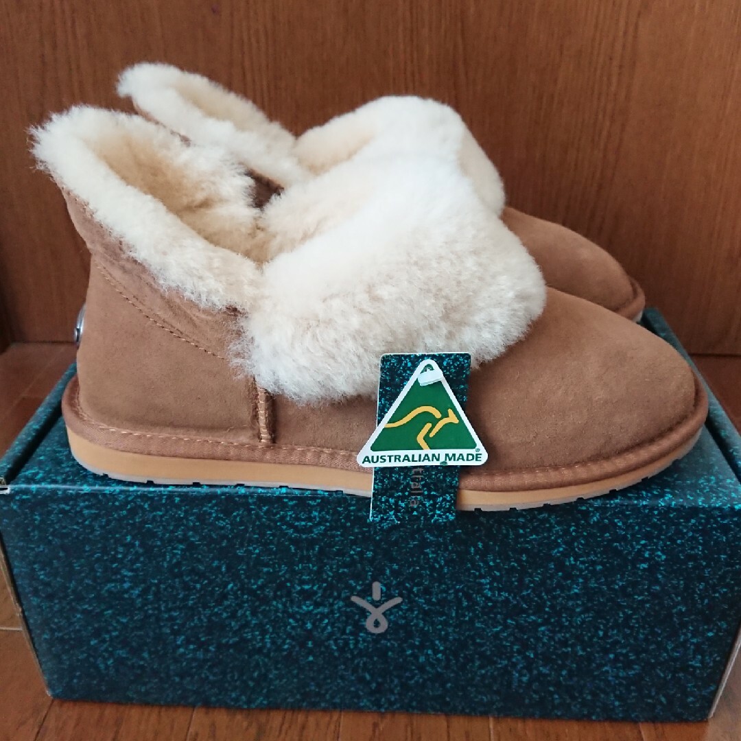 EMU Australia(エミュオーストラリア)のエミュー　EMU　UGG　ムートン　ブーツ　スリッポン　ファー　ボア　27cm メンズの靴/シューズ(スリッポン/モカシン)の商品写真