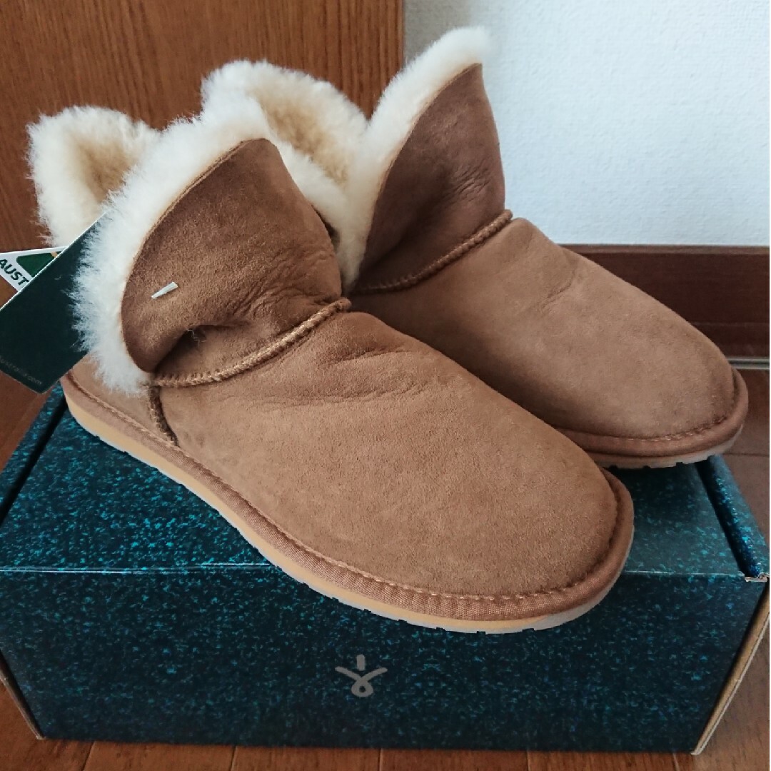 EMU Australia(エミュオーストラリア)のエミュー　EMU　UGG　ムートン　ブーツ　スリッポン　ファー　ボア　27cm メンズの靴/シューズ(スリッポン/モカシン)の商品写真