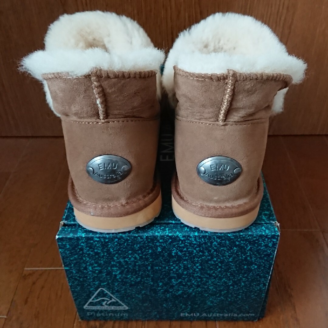 EMU Australia(エミュオーストラリア)のエミュー　EMU　UGG　ムートン　ブーツ　スリッポン　ファー　ボア　27cm メンズの靴/シューズ(スリッポン/モカシン)の商品写真