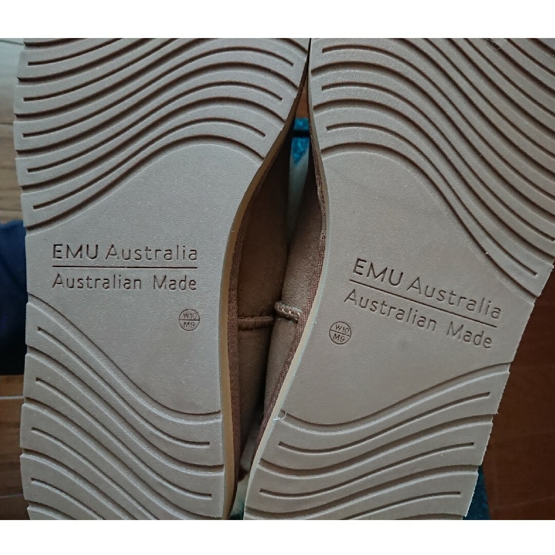 EMU Australia(エミュオーストラリア)のエミュー　EMU　UGG　ムートン　ブーツ　スリッポン　ファー　ボア　27cm メンズの靴/シューズ(スリッポン/モカシン)の商品写真