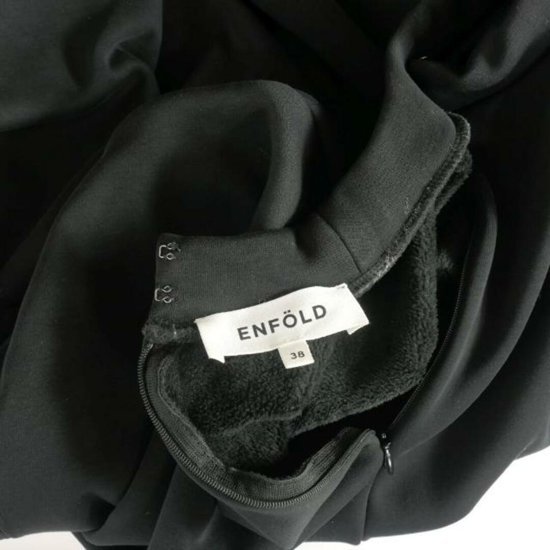 ENFOLD(エンフォルド)のエンフォルド  WIDE-ARM PULLOVER スウェット 38 ブラック レディースのトップス(トレーナー/スウェット)の商品写真