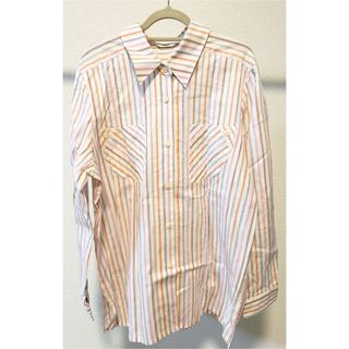 BLOUSE SALON　レディース　長袖シャツ ストライプシャツ 柄シャツ(シャツ/ブラウス(長袖/七分))