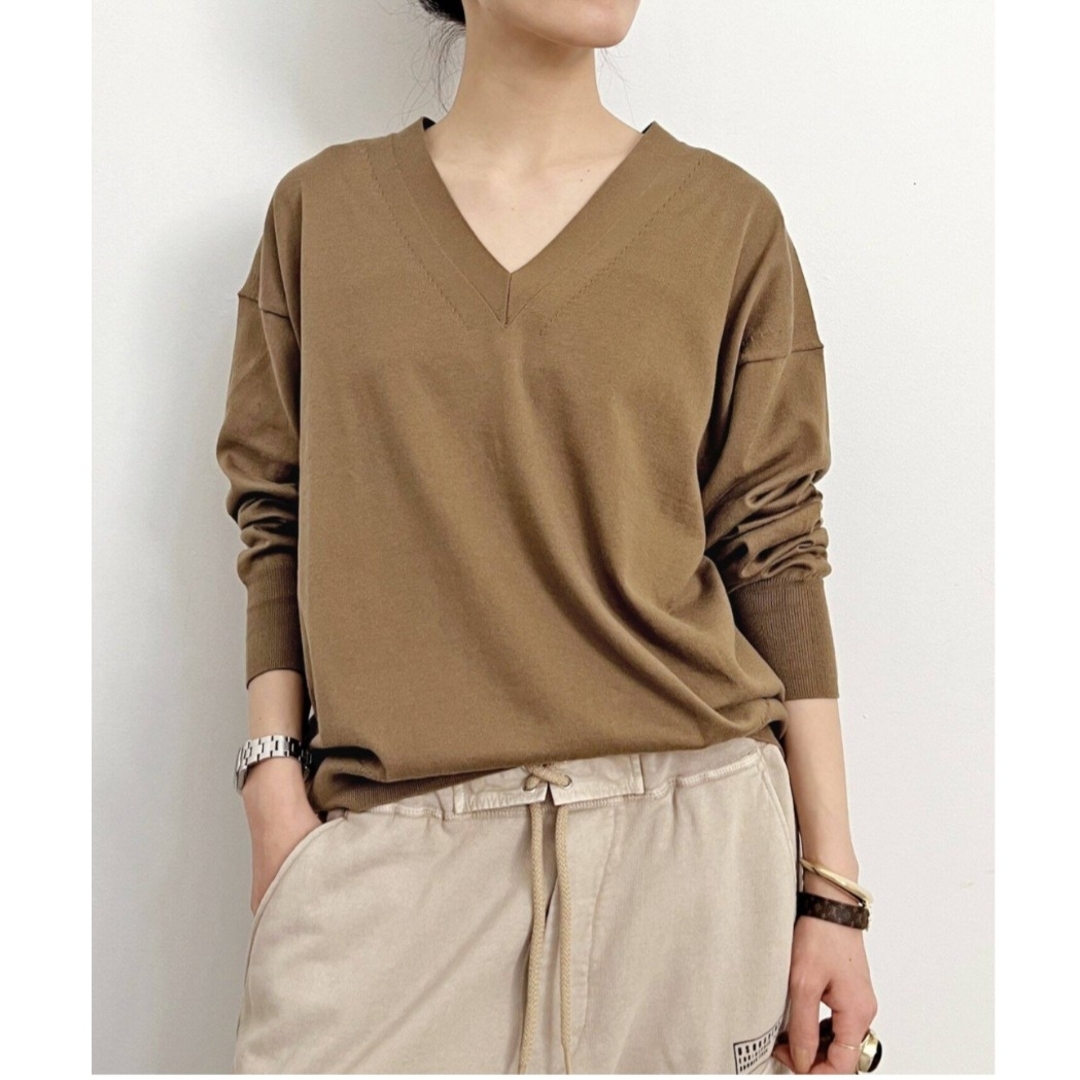 L'Appartement DEUXIEME CLASSE(アパルトモンドゥーズィエムクラス)の新品タグ付き♡ L'Appartement BASIC KNIT V P/O レディースのトップス(ニット/セーター)の商品写真