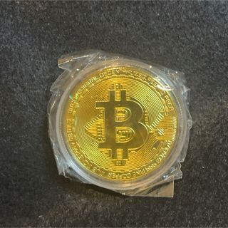 ビットコイン 暗号通貨 レプリカ ビットコイン（ゴールド）新品未開封(貨幣)