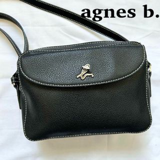 保障できる 美品 agnes b アニエスベー ハンドバッグ レザー ロゴ 保障できる 美品 agnes b アニエスベー ハンドバッグ レザー ロゴ