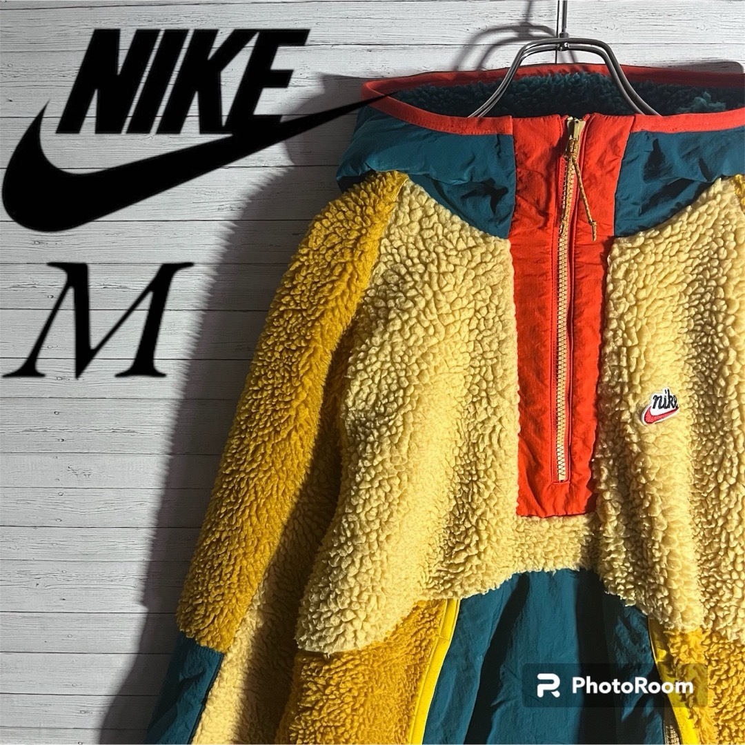 NIKE(ナイキ)の【東海オンエアゆめまる着用】NIKE ボア ブルゾン ジャケット マルチカラー メンズのジャケット/アウター(ブルゾン)の商品写真