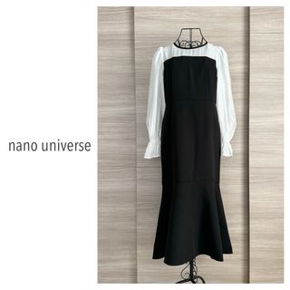 ナノユニバース(nano・universe)の23ss◇ナノユニバース　シアー素材✕マーメイドワンピース(ロングワンピース/マキシワンピース)