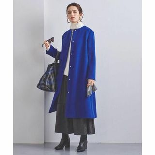 UNITED ARROWS - 美品 UNITED ARROWS UBCS ノーカラー ベルライン コート