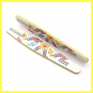 NEW♡ファイル ゼブラ【180/240♡送料込】ボタニカル アート スカルプ(ネイル用品)