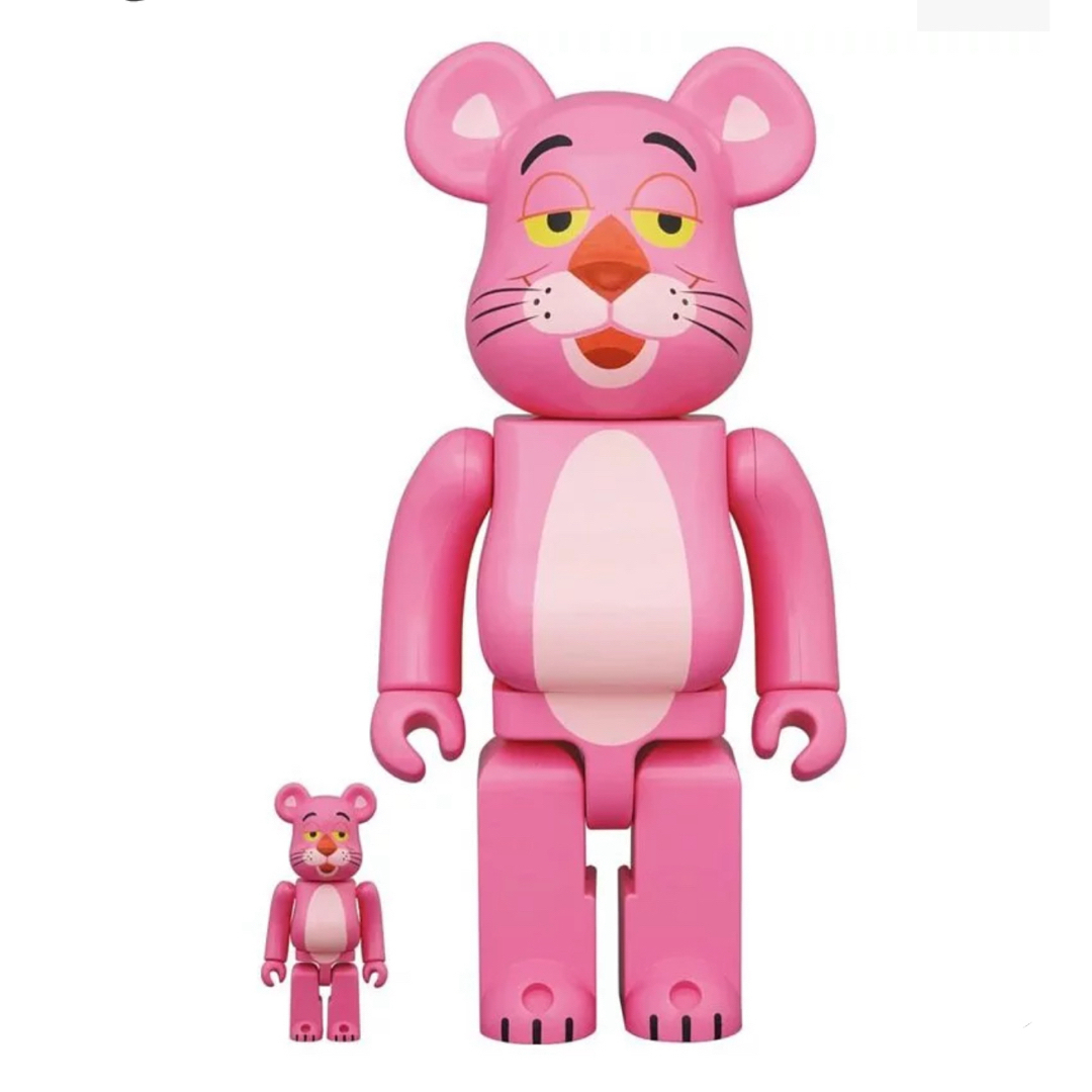 BE@RBRICK(ベアブリック)のBE@RBRICK PINK PANTHER 100% & 400% エンタメ/ホビーのフィギュア(その他)の商品写真