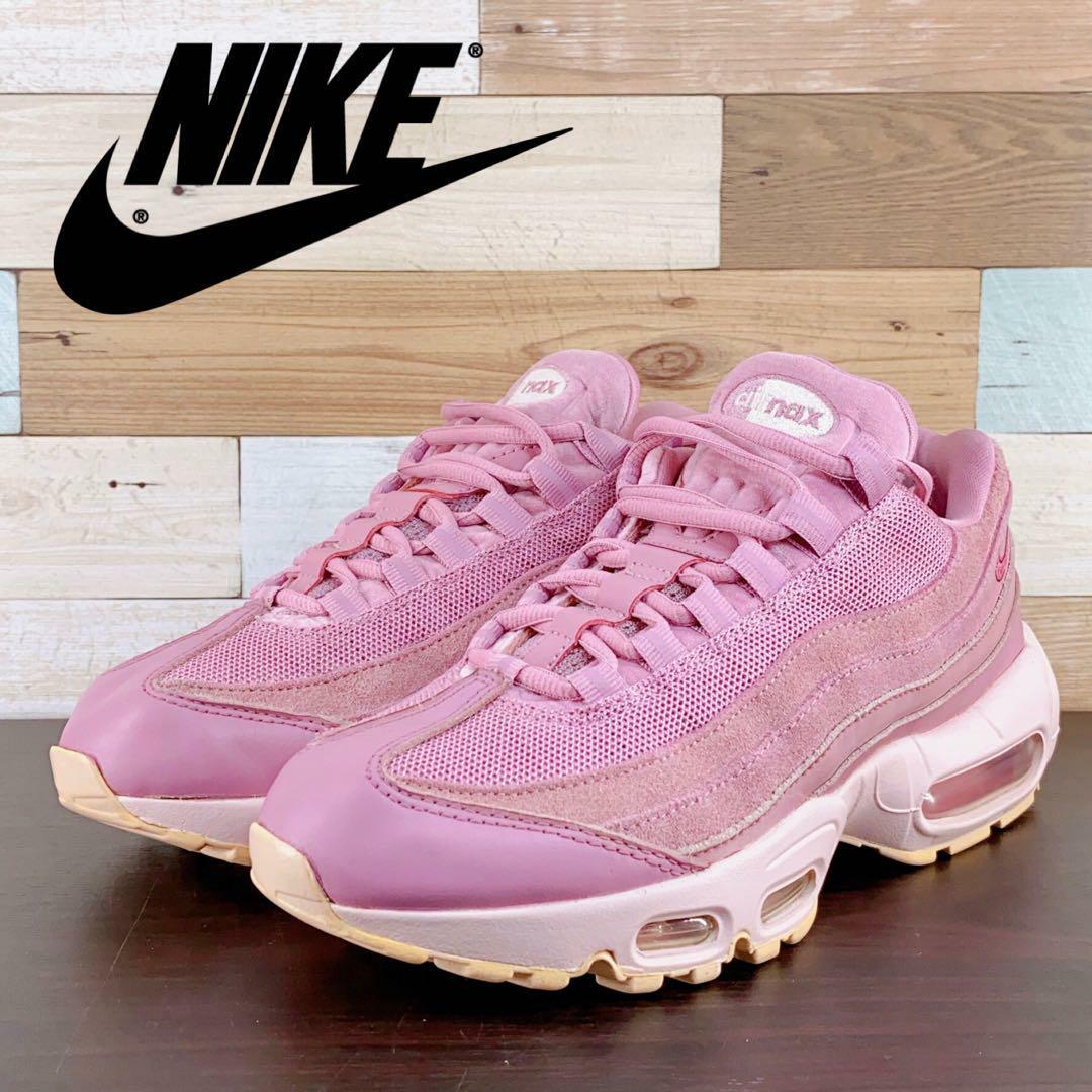 NIKE(ナイキ)のNIKE AIR MAX 95 SAKURA FIREBERRY 24.5cm レディースの靴/シューズ(スニーカー)の商品写真