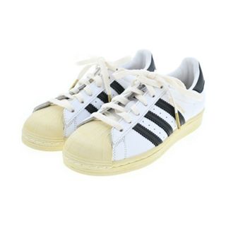 アディダス(adidas)のadidas アディダス スニーカー 25.5cm 白 【古着】【中古】(スニーカー)