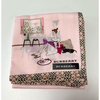 BURBERRY - バーバリーハンカチ　女の子と犬