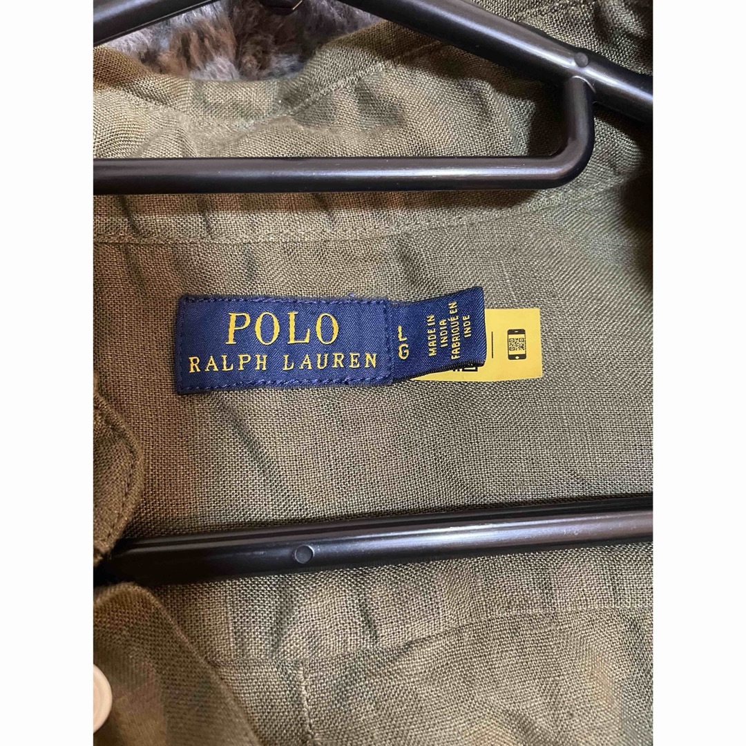 POLO RALPH LAUREN(ポロラルフローレン)のラルフローレンの麻シャツ レディースのトップス(シャツ/ブラウス(長袖/七分))の商品写真