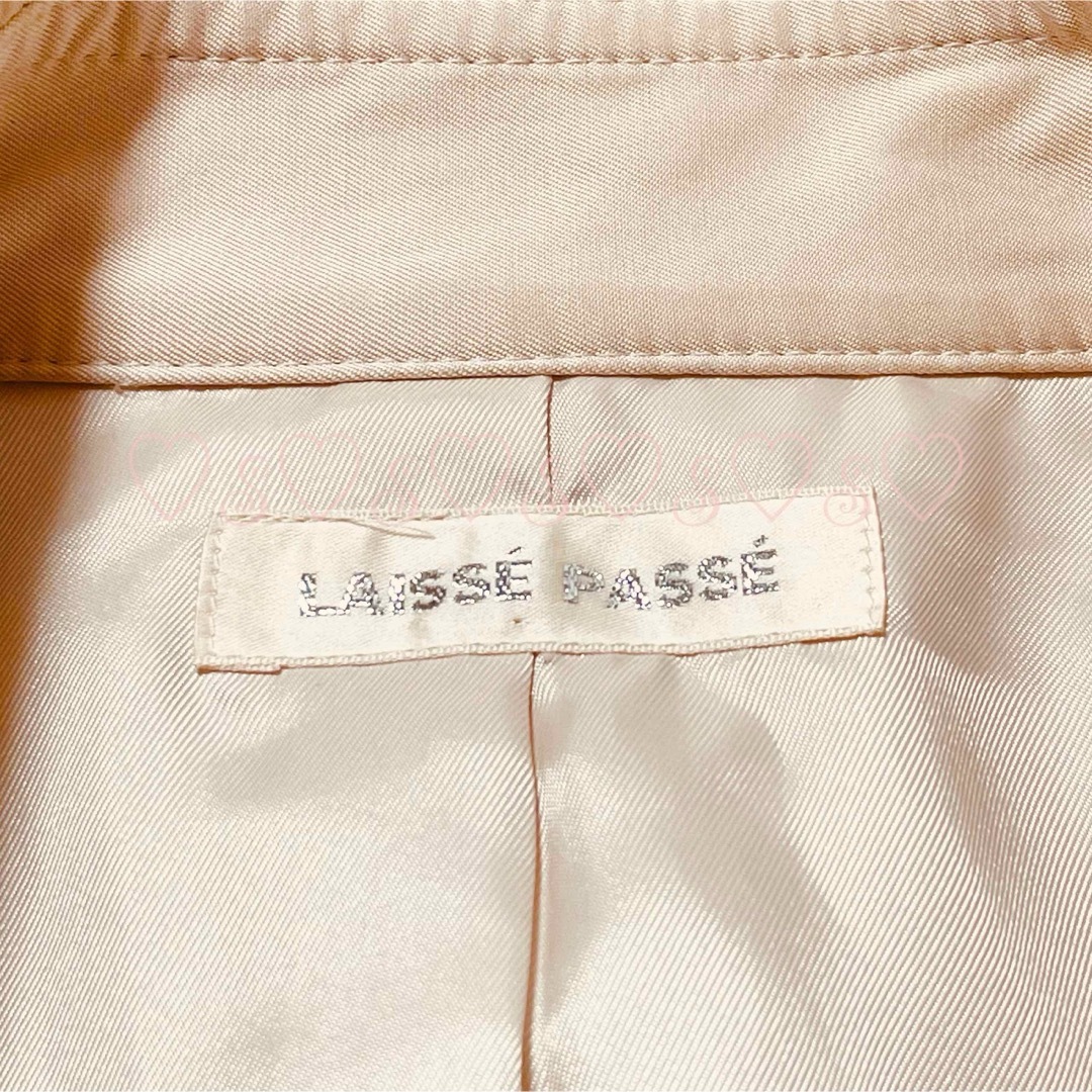 LAISSE PASSE(レッセパッセ)のLAISSE PASSE♡バックリボンレディトレンチコート レディースのジャケット/アウター(トレンチコート)の商品写真