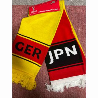 FIFAサッカーカタールW杯日本代表ドイツ戦タオルマフラー(サッカー)