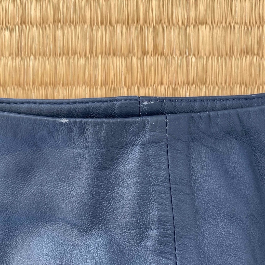 LE CIEL BLEU(ルシェルブルー)のルシェルブルー　羊革　タイトスカート レディースのスカート(ひざ丈スカート)の商品写真
