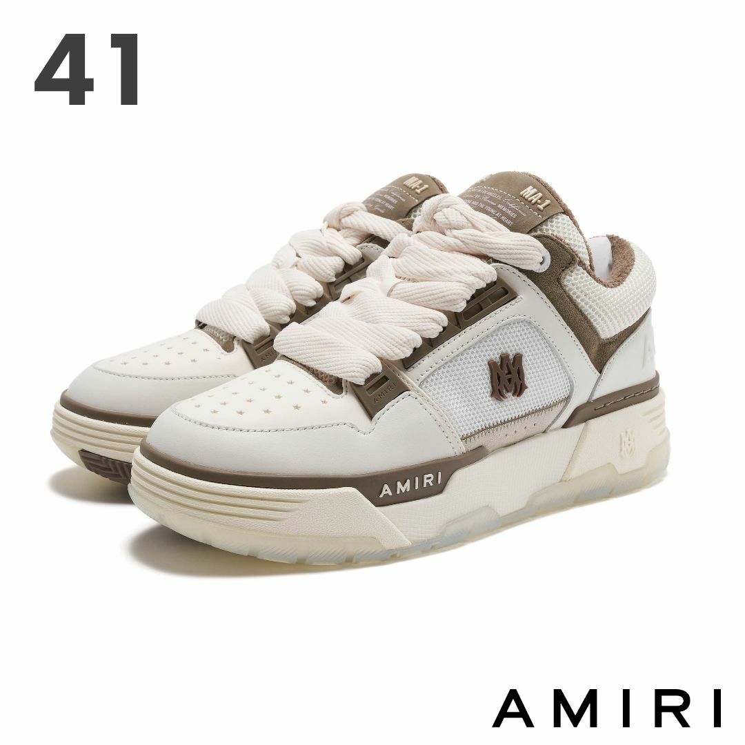 AMIRI(アミリ)の新品 AMIRI MA-1 / WHT BRW 厚底スニーカー 41 メンズの靴/シューズ(スニーカー)の商品写真