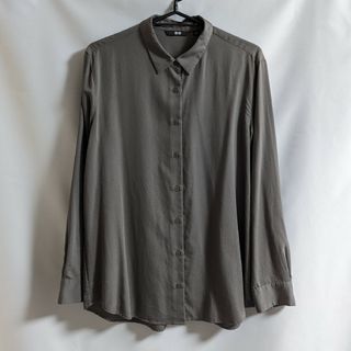 ユニクロ(UNIQLO)のUNIQLO レーヨンブラウス(シャツ/ブラウス(長袖/七分))