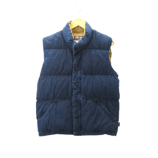 BLUE BLUE - BLUE BLUE CRESCENT DOWN WORKS VEST