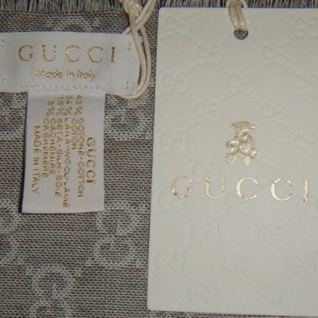 Gucci(グッチ)のGUCCI 上品な色合いのストール 【タグ付き未使用新品】 レディースのファッション小物(ストール/パシュミナ)の商品写真