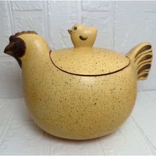 リサラーソン ニワトリ hen ポット 入れ物 蓋つき