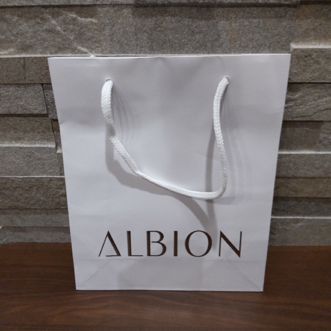 ALBION(アルビオン)のアルビオン エレガンス 紙袋 ショッパー ショップバッグ エンタメ/ホビーのコレクション(印刷物)の商品写真