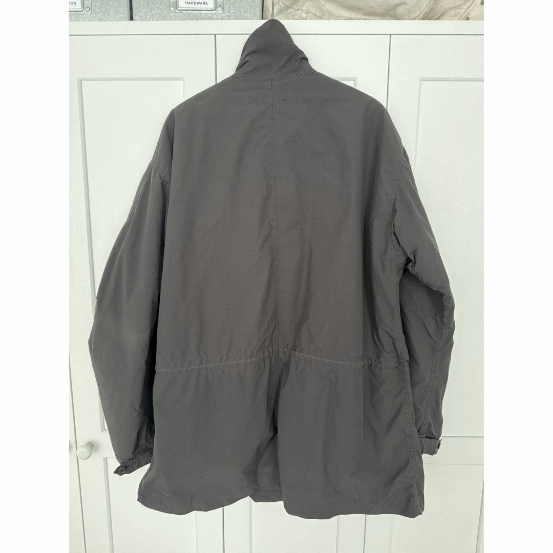 ATON(エイトン)のATON AIR VENTILE SHORT MODS COAT Black メンズのジャケット/アウター(モッズコート)の商品写真