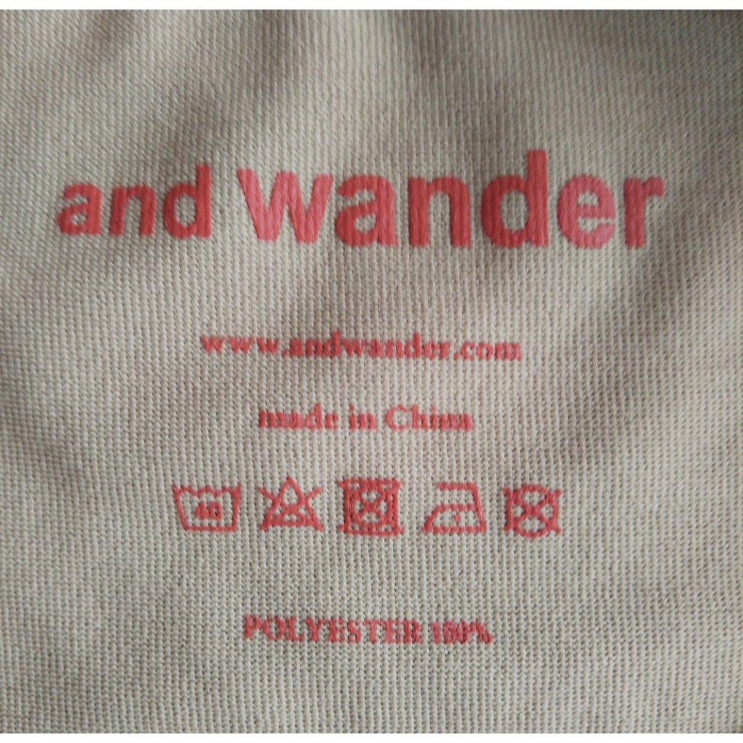 and wander(アンドワンダー)の槍ヶ岳山荘Tシャツ スポーツ/アウトドアのアウトドア(登山用品)の商品写真