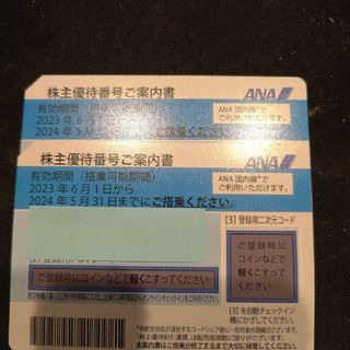 エーエヌエー(ゼンニッポンクウユ)(ANA(全日本空輸))のANA株主優待2枚+優待冊子(その他)